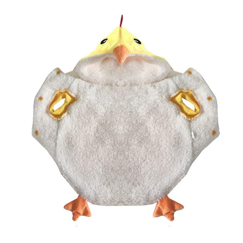 Mogoko Funny Dog Chicken Costume, Pet Halloween Christmas Rooster Cosplay Dress, Adorable Cat Apparel Animal Warm Outfits Clothes(M Size, Yellow) - Image 5